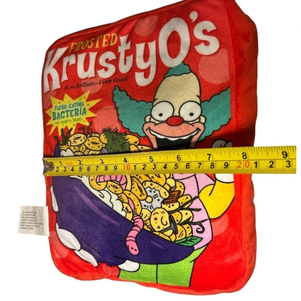 Simpsons Krusty Plush Stuffed Animal Toy Krusty O's Cereal Universal Studios 10